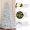 6.5ft. Pre-Lit Dunhill® White Fir Artificial Christmas Tree, Clear Lights